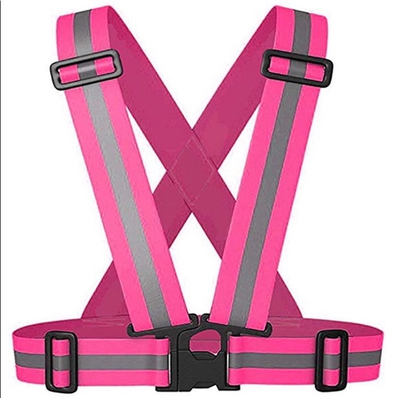 Other - PINK Safety Reflective Belt: 5 Pack